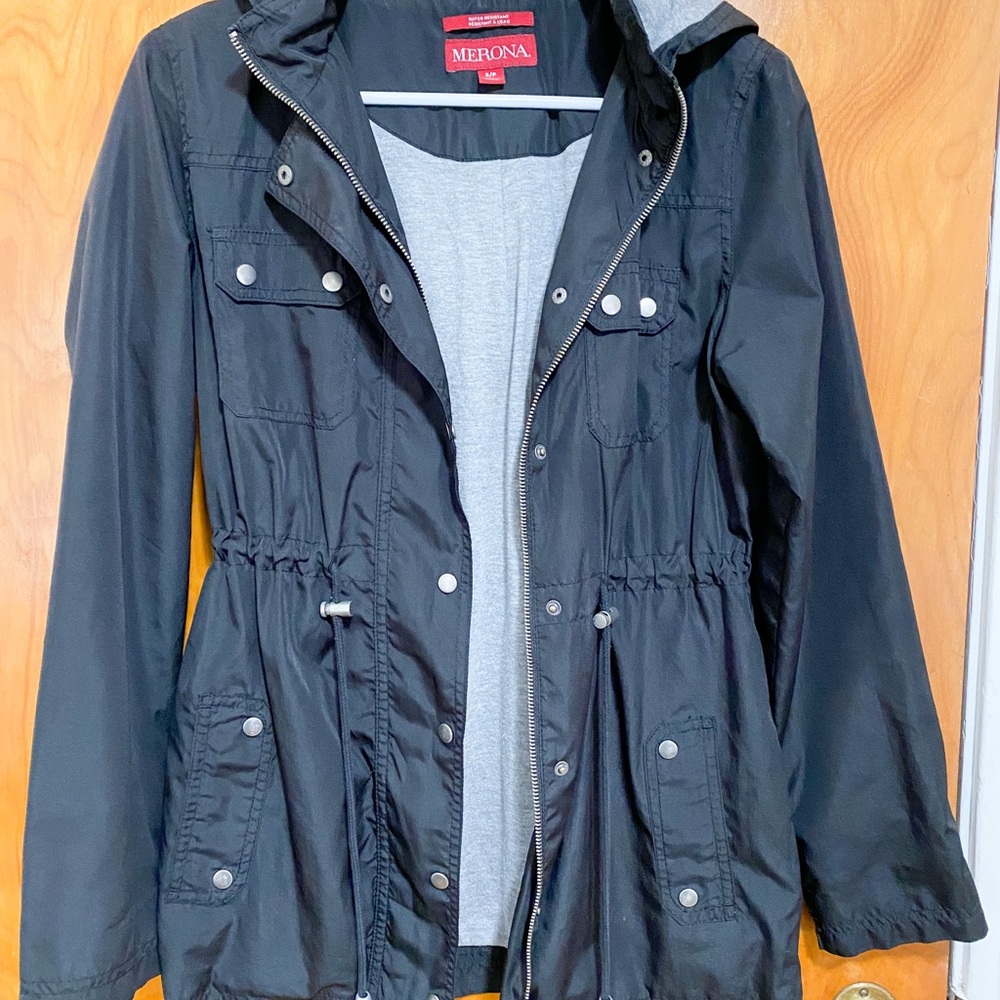 (3) Black Rain Jacket